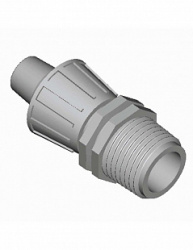 Муфта с накидной гайкой 16*Н3/4 (3020.016D) PP (100/600)